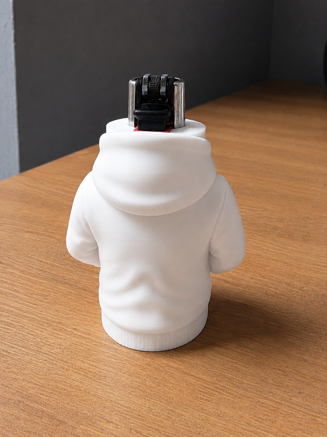 3D Printed Mini Hoodie Lighter Case – Premium Clipper Cover