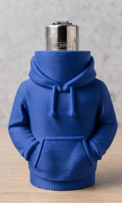 3D Printed Mini Hoodie Lighter Case – Premium Clipper Cover